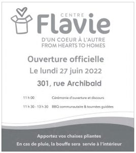 Ouverture officielle de Centre Flavie-Laurent